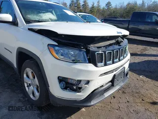2020 Jeep Compass Latitude with VIN 3C4NJDBB0LT145359, listed as a IAAI auction lot 41747803 with 53,643 mi miles. Bid and sale history available at carsss.com. Image 18.