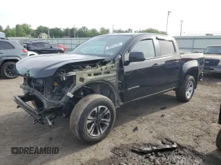 2021 Chevrolet Colorado 4WD Z71 с VIN 1GCGTDEN7M1289699, выставлен на аукционе Copart как лот 58043195 с пробегом Не указан миль и Списание • Salvage title. История ставок и продаж доступна на DreamBid. Изображение 1.