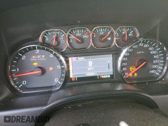2014 Chevrolet Silverado 1500 LTZ with VIN 3GCUKSEC0EG131961, listed as a Copart auction lot 77078714 with 165,205 mi miles and Salvage Title. Bid and sale history available at carsss.com. Image 9.