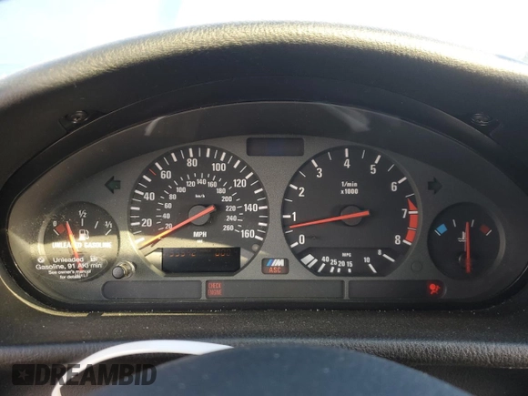 1999 BMW 3 Series M3 with VIN WBSBG9334XEY80883, listed as a Copart auction lot 47551345 with 155,542 mi miles and Clean Title. Bid and sale history available at carsss.com. Image 9.