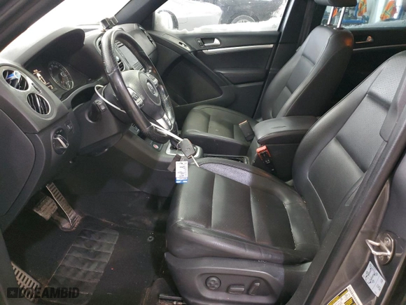 2016 Volkswagen Tiguan R-Line with VIN WVGAV7AX0GW614575, listed as a Copart auction lot 45099785 with 154,456 mi miles and Salvage Title. Bid and sale history available at carsss.com. Image 7.