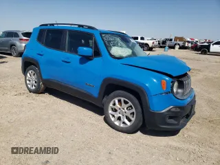 2015 Jeep Renegade Latitude with VIN ZACCJABT1FPB34509, listed as a Copart auction lot 52990165 with 53,098 mi miles and Salvage Title. Bid and sale history available at DreamBid. Image 4.