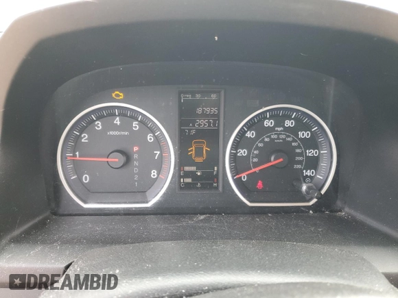2009 Honda CR-V EX-L with VIN 5J6RE38739L020325, listed as a Copart auction lot 54015975 with 187,935 mi miles and Salvage Title. Bid and sale history available at carsss.com. Image 9.