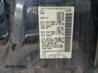 2010 Nissan Frontier Pro-4X z VIN 1N6AD0EV4AC423903, wystawiony jako Copart lot #56483965 z przebiegiem 170 442 mil mil oraz Szkoda całkowita • Salvage title. Historia ofert i sprzedaży dostępna na DreamBid. Obrazek 12.