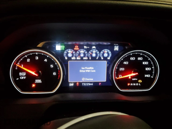 2019 Chevrolet Silverado 1500 High Country with VIN 1GCUYHED7KZ213143, listed as a Copart auction lot 87367524 with 73,225 mi miles and Salvage Title. Bid and sale history available at carsss.com. Image 9.