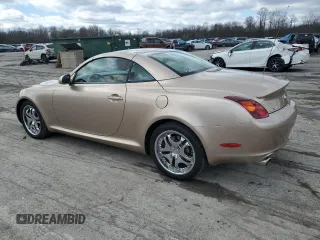 2002 Lexus SC with VIN JTHFN48Y320004316, listed as a Copart auction lot 53374945 with 52,543 mi miles and Salvage Title. Bid and sale history available at carsss.com. Image 2.