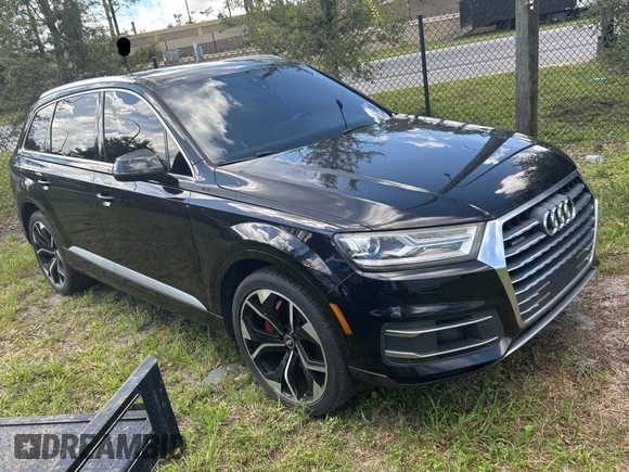2017 Audi Q7 Premium with VIN WA1AAAF76HD005567, listed as a Copart auction lot 66476635 with 106,594 mi miles and Clean title. Bid and sale history available at DreamBid. Image 1.