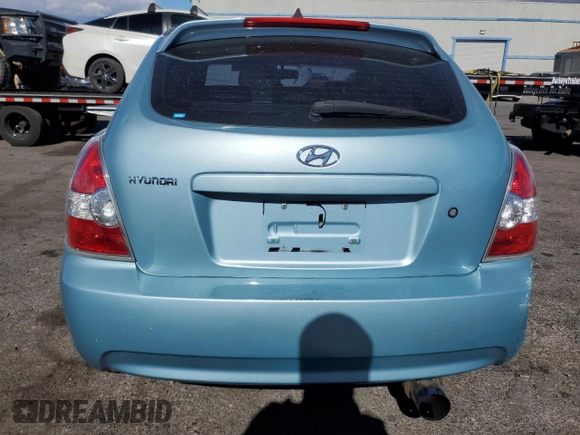 2009 Hyundai Accent Auto SE with VIN KMHCN36C69U128939, listed as a Copart auction lot 76061794 with 85,695 mi miles and Salvage Title. Bid and sale history available at carsss.com. Image 6.