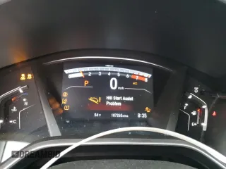 2019 Honda CR-V EX with VIN 7FARW1H50KE019796, listed as a Copart auction lot 43507845 with 107,265 mi miles and Salvage Title. Bid and sale history available at carsss.com. Image 9.