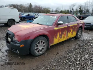 2008 Chrysler 300 C with VIN 2C3KK63H08H267576, listed as a Copart auction lot 51754845 with 191,687 mi miles and Salvage Title. Bid and sale history available at carsss.com. Image 1.