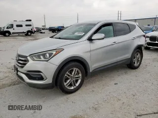 2017 Hyundai Santa Fe 2.4L z VIN 5XYZT3LB2HG475345, wystawiony jako Copart lot #57668445 z przebiegiem 128 280 mil mil oraz Czysty tytuł • Clean title. Historia ofert i sprzedaży dostępna na DreamBid. Obrazek 1.