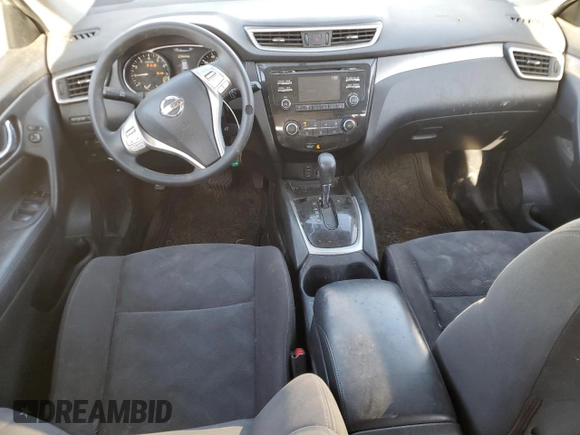 2016 Nissan Rogue SV with VIN KNMAT2MV4GP701543, listed as a Copart auction lot 52184365 with 159,065 mi miles and Salvage Title. Bid and sale history available at carsss.com. Image 8.