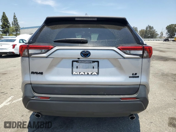 2023 Toyota RAV4 Hybrid LE z VIN 4T3MWRFV5PU095667, wystawiony jako Copart lot #60753845 z przebiegiem 33 684 mil mil oraz Szkoda całkowita • Salvage title. Historia ofert i sprzedaży dostępna na DreamBid. Obrazek 6.