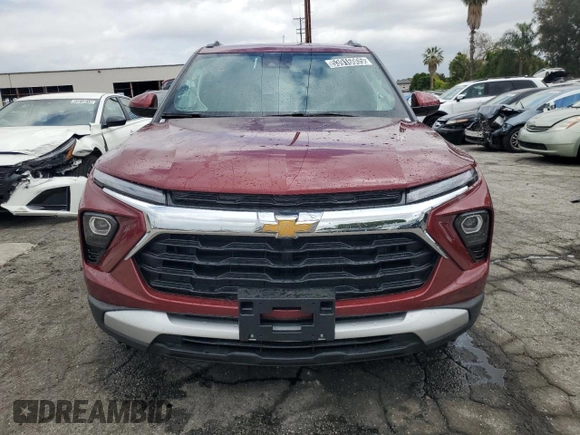 2025 Chevrolet TrailBlazer LT with VIN KL79MPSL7SB184868, listed as a Copart auction lot 53916005 with 399 mi miles and Clean Title. Bid and sale history available at DreamBid. Image 5.