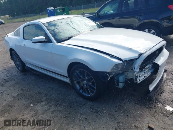 2013 Ford Mustang V6 with VIN 1ZVBP8AMXD5281234, listed as a IAAI auction lot 42260113 with 124,188 mi miles and . Bid and sale history available at DreamBid. Image 1.