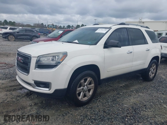 2014 GMC Acadia SLE with VIN 1GKKRNED6EJ192750, listed as a IAAI auction lot 41782288 with 204,933 mi miles and . Bid and sale history available at carsss.com. Image 2.