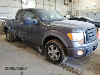 2009 Ford F-150 XL with VIN 1FTPX14V39KB41099, listed as a Copart auction lot 57279624 with 114,594 mi miles and Clean Title. Bid and sale history available at carsss.com. Image 4.
