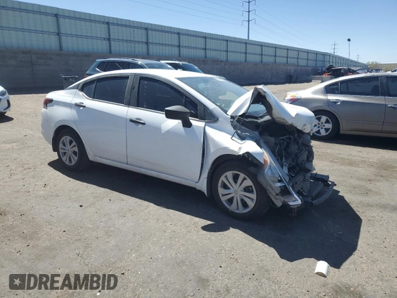 2021 Nissan Versa S with VIN 3N1CN8DV4ML894163, listed as a Copart auction lot 54718295 with 87,903 mi miles and Salvage title. Bid and sale history available at DreamBid. Image 4.