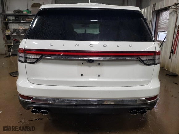 2021 Lincoln Aviator Reserve with VIN 5LM5J7XC9MGL00539, listed as a Copart auction lot 42685385 with 44,535 mi miles and Salvage Title. Bid and sale history available at carsss.com. Image 6.