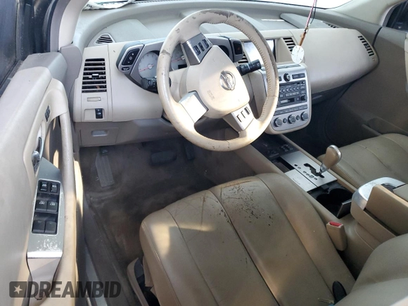 2006 Nissan Murano S z VIN JN8AZ08T16W417159, wystawiony jako Copart lot #43568104 z przebiegiem 144 482 mil mil oraz Czysty tytuł • Clean title. Historia ofert i sprzedaży dostępna na DreamBid. Obrazek 8.
