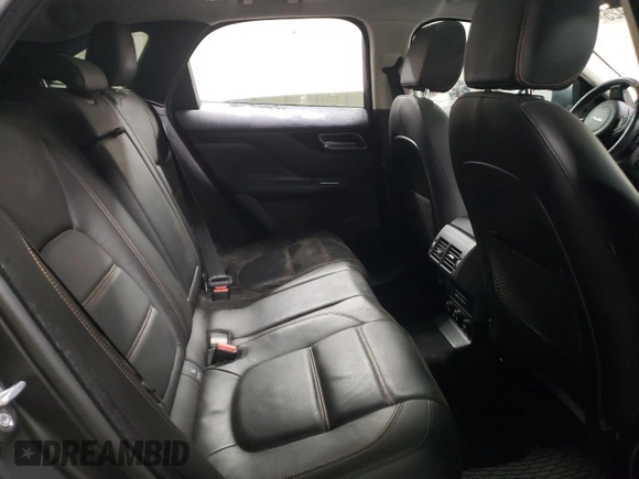 2017 Jaguar F-Pace 35t Prestige with VIN SADCK2BV6HA899484, listed as a Copart auction lot 42520425 with 34,422 mi miles and Salvage Title. Bid and sale history available at DreamBid. Image 10.