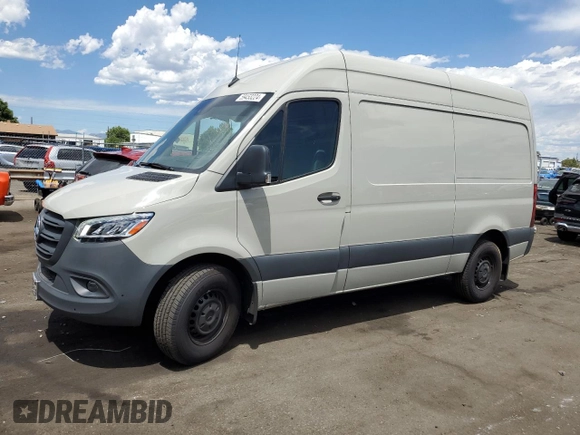 2024 Mercedes-Benz Sprinter with VIN W1Y4NBHY0RT168737, listed as a Copart auction lot 59453224 with 5,717 mi miles and Salvage Title. Bid and sale history available at DreamBid. Image 1.