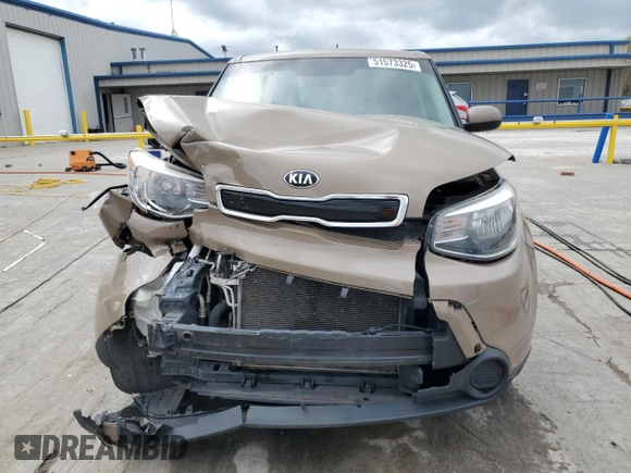 2015 Kia Soul + with VIN KNDJP3A54F7130892, listed as a Copart auction lot 51573325 with 121,078 mi miles and Salvage Title. Bid and sale history available at carsss.com. Image 5.