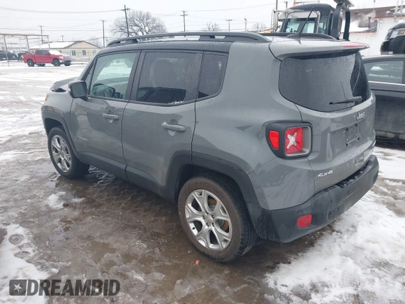 2020 Jeep Renegade Limited with VIN ZACNJBD11LPL74100, listed as a IAAI auction lot 41140117 with 45,067 mi miles and . Bid and sale history available at DreamBid. Image 3.