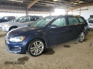 2015 Volkswagen Golf SportWagen TDI SE with VIN 3VWFA7AU2FM503940, listed as a Copart auction lot 43531255 with 108,960 mi miles and Salvage Title. Bid and sale history available at carsss.com. Image 1.
