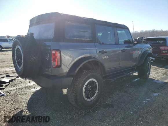 2021 Ford Bronco with VIN 1FMEE5DP9MLA89837, listed as a Copart auction lot 87672995 with 27,341 mi miles and Salvage Title. Bid and sale history available at DreamBid. Image 3.