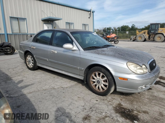 2003 Hyundai Sonata GLS with VIN KMHWF35H63A910917, listed as a Copart auction lot 71657584 with 120,196 mi miles and Salvage Title. Bid and sale history available at carsss.com. Image 4.