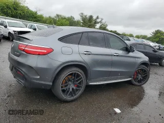 2018 Mercedes-Benz GLE 63 S AMG with VIN 4JGED7FB2JA116058, listed as a Copart auction lot 58478445 with 67,749 mi miles and Salvage title. Bid and sale history available at DreamBid. Image 3.
