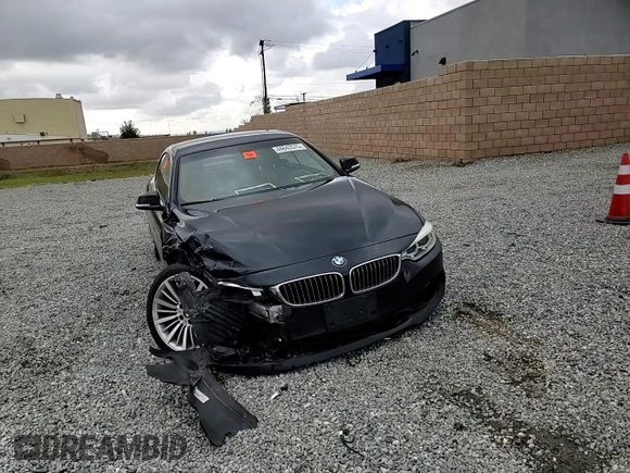 2015 BMW 4 Series 428i with VIN WBA3V7C51F5A24110, listed as a Copart auction lot 44643575 with 77,423 mi miles and Salvage Title. Bid and sale history available at carsss.com. Image 10.