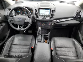2019 Ford Escape Titanium with VIN 1FMCU9J96KUA01289, listed as a Copart auction lot 44680995 with 93,000 mi miles and Salvage Title. Bid and sale history available at carsss.com. Image 8.