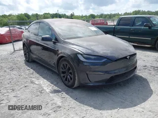 2023 Tesla Model X z VIN 7SAXCDE55PF427769, wystawiony jako IAAI lot #42105075 z przebiegiem 20 549 mil mil oraz . Historia ofert i sprzedaży dostępna na DreamBid. Obrazek 1.