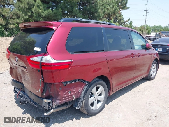 2016 Toyota Sienna LE AAS with VIN 5TDKK3DC5GS743477, listed as a IAAI auction lot 42406726 with 151,829 mi miles and . Bid and sale history available at DreamBid. Image 4.