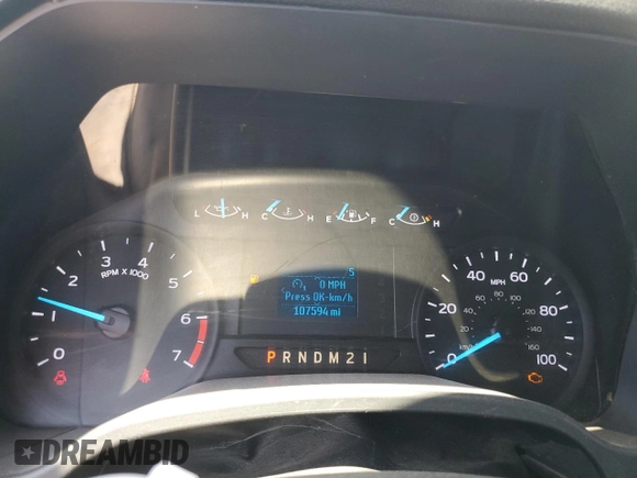 2019 Ford F-250 XL with VIN 1FTBF2A61KED12145, listed as a Copart auction lot 63007095 with 107,594 mi miles and Salvage title. Bid and sale history available at DreamBid. Image 9.
