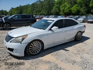 2015 Hyundai Equus Signature with VIN KMHGH4JH3FU099414, listed as a Copart auction lot 53717325 with 133,561 mi miles and Salvage Title. Bid and sale history available at DreamBid. Image 1.