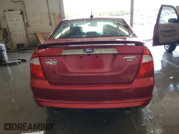 2011 Ford Fusion SPORT with VIN 3FAHP0DC1BR133040, listed as a Copart auction lot 50990545 with 187,599 mi miles and Salvage Title. Bid and sale history available at carsss.com. Image 6.
