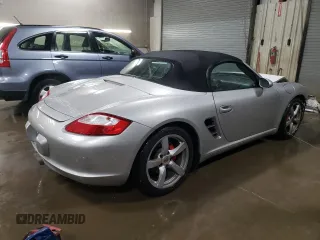 2006 Porsche Boxster S with VIN WP0CB29856U730998, listed as a Copart auction lot 84858614 with 91,967 mi miles and Clean Title. Bid and sale history available at carsss.com. Image 3.