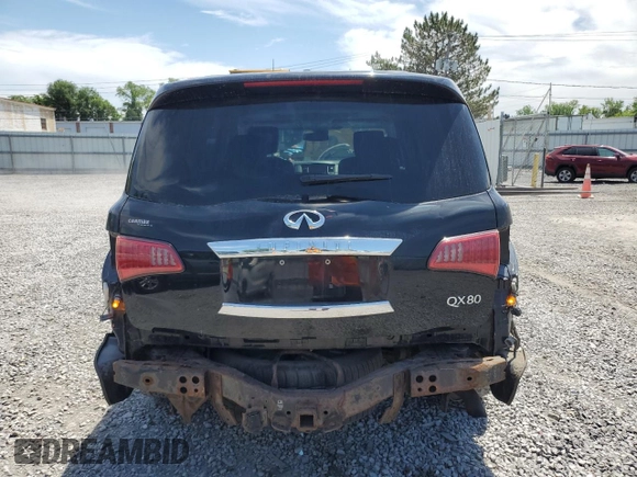 2014 Infiniti QX80 with VIN JN8AZ2NE6E9064366, listed as a Copart auction lot 62819525 with 137,817 mi miles and Salvage title. Bid and sale history available at DreamBid. Image 6.
