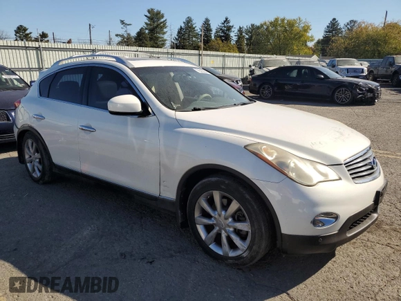 2008 Infiniti EX Journey with VIN JNKAJ09F38M361699, listed as a Copart auction lot 76582944 with 195,003 mi miles and Salvage Title. Bid and sale history available at DreamBid. Image 4.