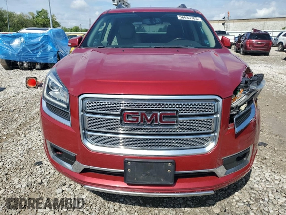 2013 GMC Acadia Denali z VIN 1GKKVTKD7DJ179668, wystawiony jako Copart lot #56689705 z przebiegiem 150 602 mil mil oraz Szkoda całkowita • Salvage title. Historia ofert i sprzedaży dostępna na DreamBid. Obrazek 5.