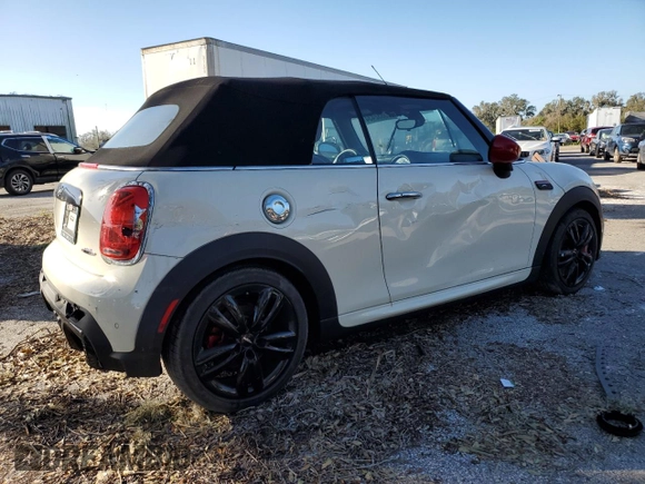 2022 MINI Convertible John Cooper Works with VIN WMW63DL00N3P09972, listed as a Copart auction lot 73832434 with 0 mi miles and Salvage Title. Bid and sale history available at carsss.com. Image 3.