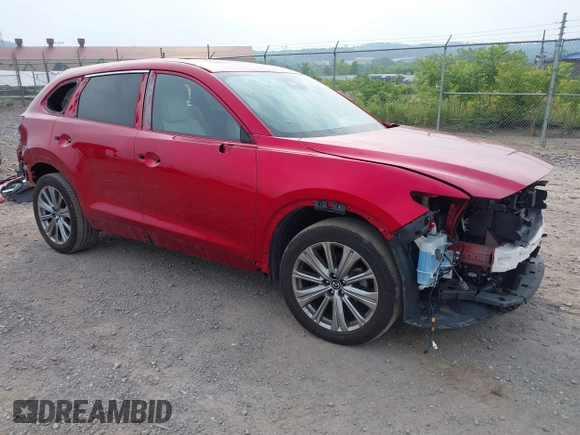 2021 Mazda CX-9 Signature with VIN JM3TCBEY2M0509874, listed as a IAAI auction lot 42492202 with 69,153 mi miles and . Bid and sale history available at DreamBid. Image 1.