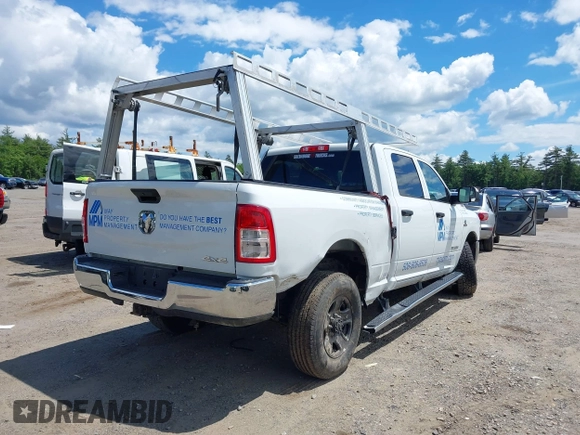 2022 Ram 2500 Tradesman with VIN 3C6UR5CLXNG368285, listed as a IAAI auction lot 39611405 with 25,645 mi miles. Bid and sale history available at carsss.com. Image 4.