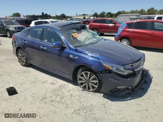 2019 Kia Optima EX with VIN 5XXGU4L14KG337870, listed as a Copart auction lot 63225354 with 0 mi miles and Salvage Title. Bid and sale history available at carsss.com. Image 4.