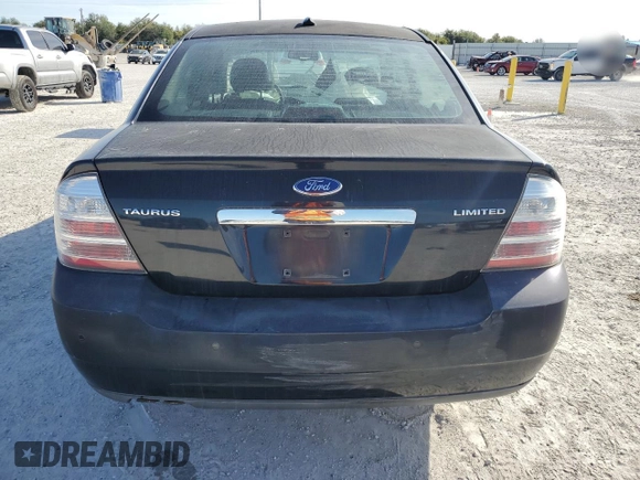2008 Ford Taurus Limited with VIN 1FAHP25W28G107678, listed as a Copart auction lot 87196844 with 212,080 mi miles and Salvage Title. Bid and sale history available at carsss.com. Image 6.