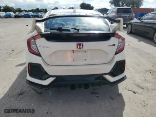 2018 Honda Civic Type R Touring with VIN SHHFK8G75JU204641, listed as a Copart auction lot 70954834 with 64,819 mi miles and Salvage Title. Bid and sale history available at carsss.com. Image 6.