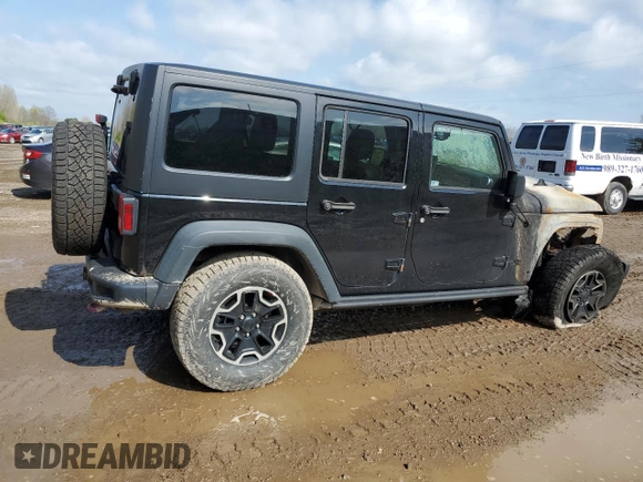 2015 Jeep Wrangler Unlimited Rubicon Hard Rock z VIN 1C4HJWFG5FL706170, wystawiony jako Copart lot #55442965 z przebiegiem Nie podano mil oraz Czysty tytuł • Clean title. Historia ofert i sprzedaży dostępna na DreamBid. Obrazek 3.